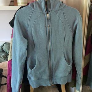 Blue lululemon scuba zip-up